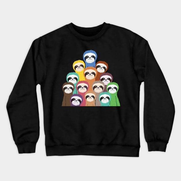 Sloths Crewneck Sweatshirt by bovaart